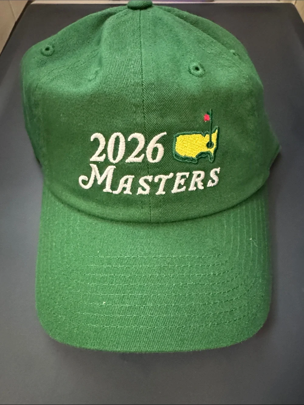 2026 Masters Green Embroidered Golf Cap